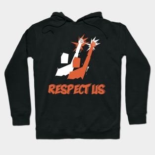 RESPECT US ✪ Black Lives MATTER Hoodie